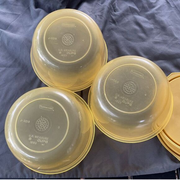 Vintage 1993 Rubbermaid Food Storage Bowl Set - Picture 6 of 7